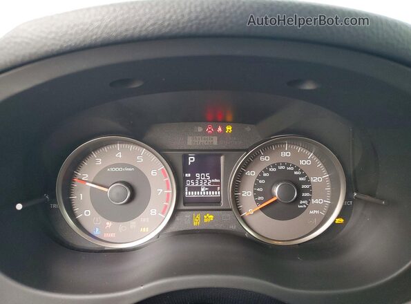 JF2SJAGC5GH522955 2016 SUBARU FORESTER Turquoise Widok zestawu wskaźników