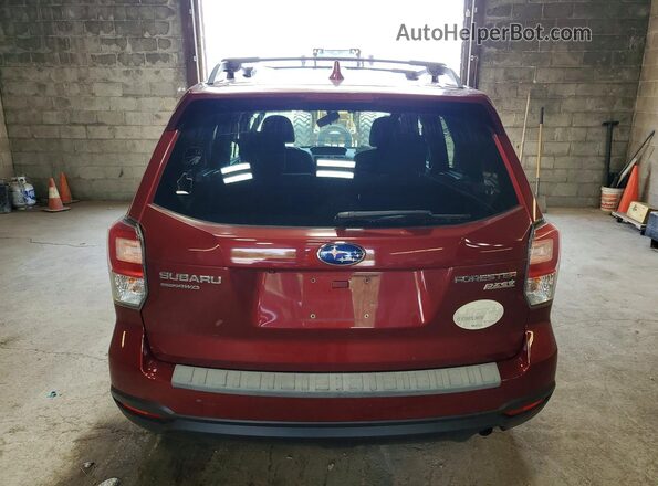 JF2SJAGC5HH495984 2017 SUBARU FORESTER Burgundy Հետևի տեսք