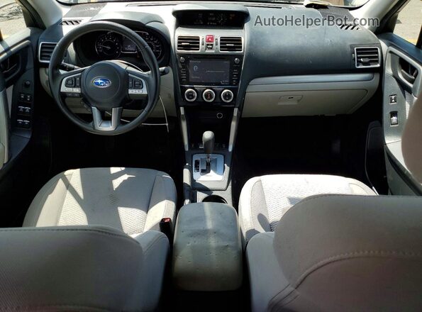 JF2SJAGC5HH571638 2017 SUBARU FORESTER Серый Вид панели приборов