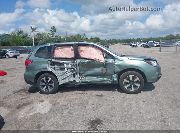 JF2SJAGC5JH577509 2018 SUBARU FORESTER Blue Widok wnętrza z tyłu