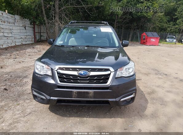 JF2SJAGC6HH545131 2017 SUBARU FORESTER Gray Widok zestawu wskaźników