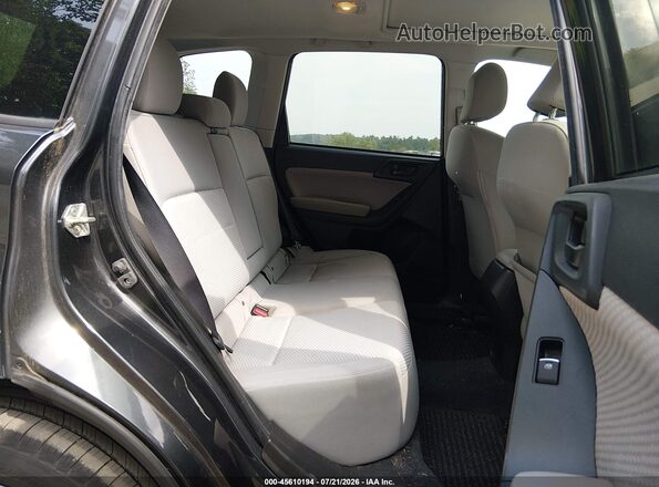 JF2SJAGC6HH545131 2017 SUBARU FORESTER Gray Widok naklejki z numerem VIN