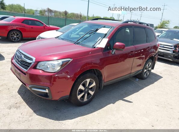 JF2SJAGC6HH567422 2017 SUBARU FORESTER Красный Передняя левая четверть