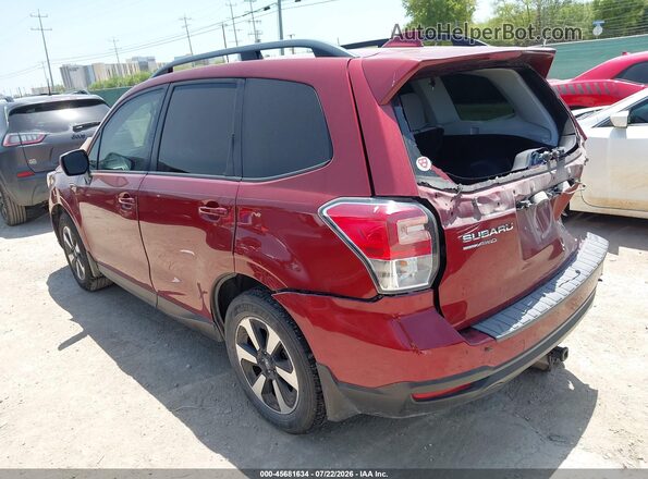 JF2SJAGC6HH567422 2017 SUBARU FORESTER Красный Задняя левая четверть
