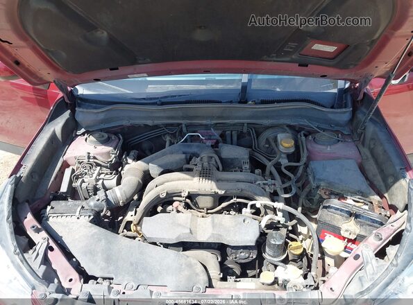 JF2SJAGC6HH567422 2017 SUBARU FORESTER Красный Вид сзади