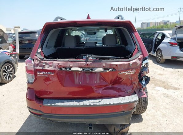 JF2SJAGC6HH567422 2017 SUBARU FORESTER Красный 