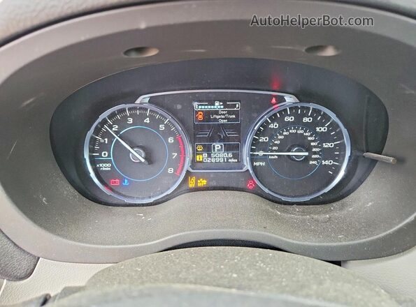 JF2SJAGC6JH477256 2018 SUBARU FORESTER Белый Вид щитка приборов