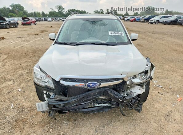 JF2SJAGC6JH477256 2018 SUBARU FORESTER Белый Вид спереди