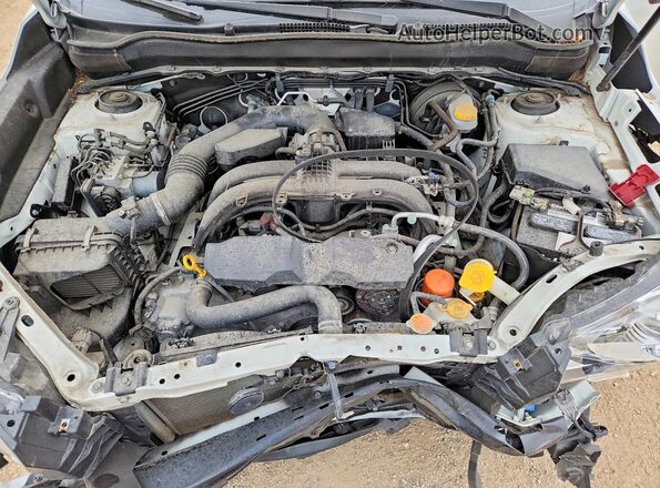 JF2SJAGC6JH477256 2018 SUBARU FORESTER Белый Вид подкапотного пространства