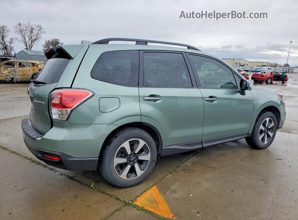 JF2SJAGC6JH480366 2018 SUBARU FORESTER Green Trasero derecho