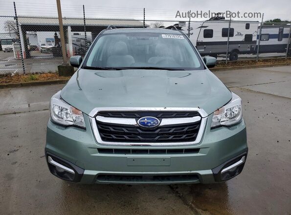 JF2SJAGC6JH480366 2018 SUBARU FORESTER Green Vista frontal
