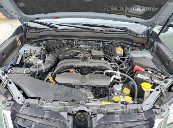 JF2SJAGC6JH480366 2018 SUBARU FORESTER Green Vista del compartimento del motor