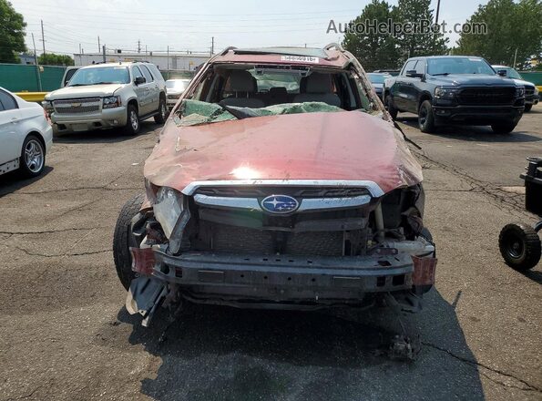 JF2SJAGC7JH432293 2018 SUBARU FORESTER Burgundy Front view