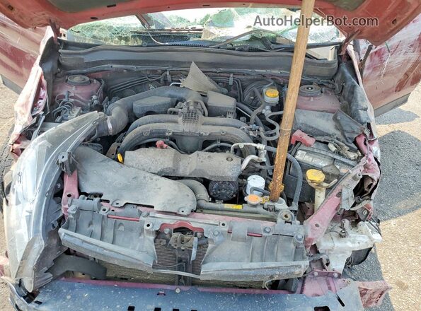 JF2SJAGC7JH432293 2018 SUBARU FORESTER Burgundy Rear interior view