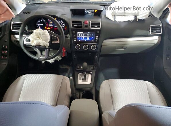 JF2SJAGC7JH525573 2018 SUBARU FORESTER Charcoal Vista del salpicadero