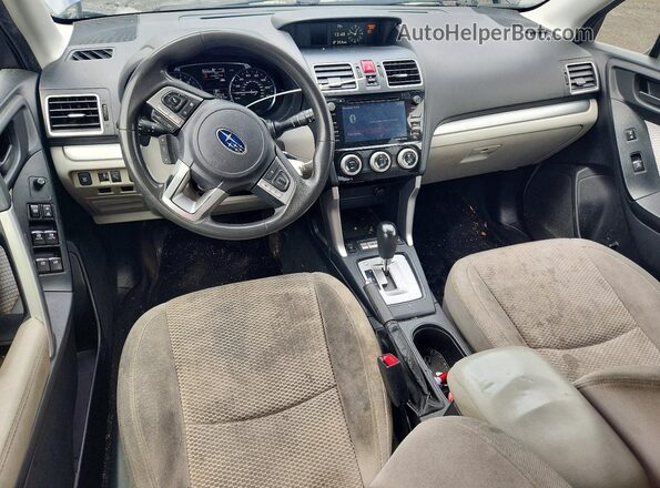 JF2SJAGC7JH574322 2018 SUBARU FORESTER Black Vista del salpicadero