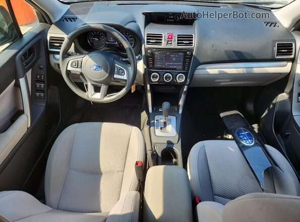 JF2SJAGC8HH517007 2017 SUBARU FORESTER Charcoal Вид панелі приладів