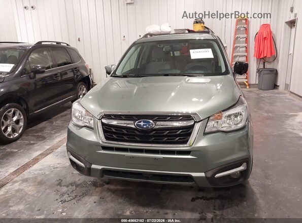 JF2SJAGC8HH578177 2017 SUBARU FORESTER Green Instrument cluster view