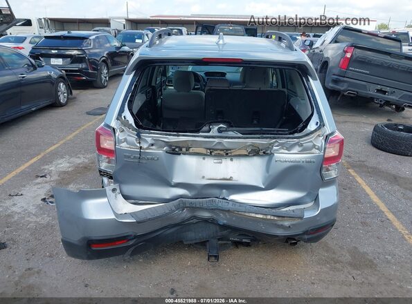JF2SJAGC8JH406351 2018 SUBARU FORESTER Light Blue Вид спереди