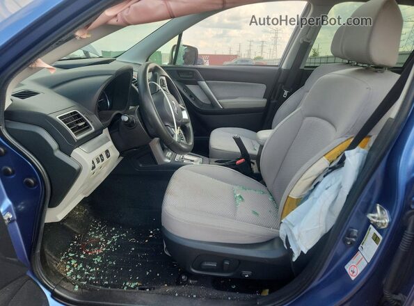 JF2SJAGC8JH544309 2018 SUBARU FORESTER Blue Սալոնի դիմացի տեսք
