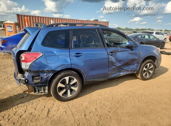 JF2SJAGC8JH544309 2018 SUBARU FORESTER Blue Հետևի աջ