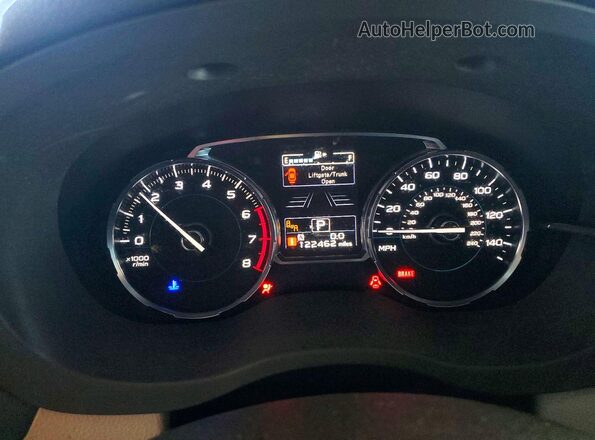 JF2SJAGC8JH594708 2018 SUBARU FORESTER Gray Vista del cuadro de instrumentos