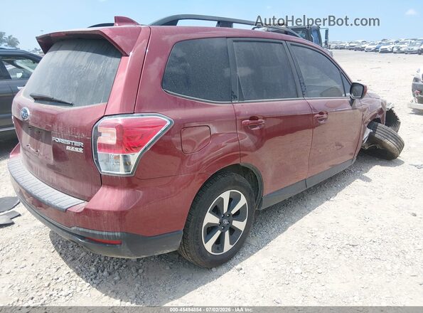 JF2SJAGC9HH553935 2017 SUBARU FORESTER Maroon უკანა მარჯვენა