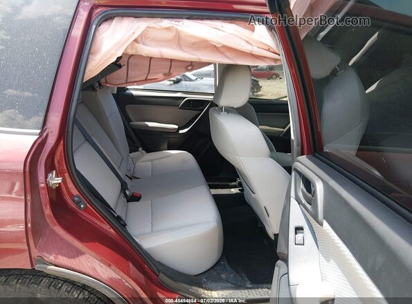 JF2SJAGC9HH553935 2017 SUBARU FORESTER Maroon VIN კოდის სტიკერის ხედი