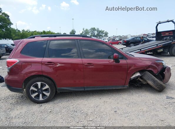 JF2SJAGC9HH553935 2017 SUBARU FORESTER Maroon სალონის 360-გრადუსიანი ხედი