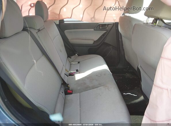 JF2SJAGC9JH501128 2018 SUBARU FORESTER Blue Vista de la etiqueta del VIN