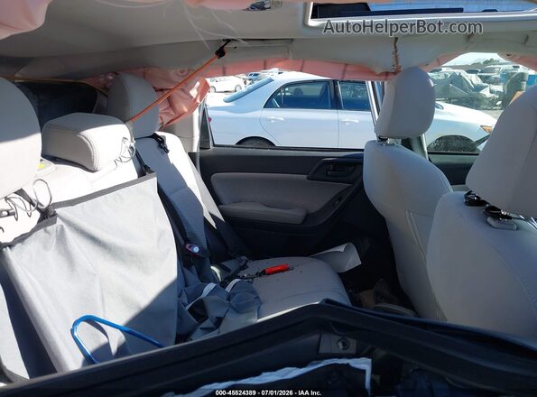 JF2SJAGC9JH539958 2018 SUBARU FORESTER Silver Widok naklejki z numerem VIN