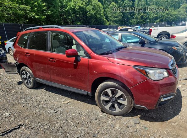 JF2SJAGCXHH468845 2017 SUBARU FORESTER Red წინა მარჯვენა