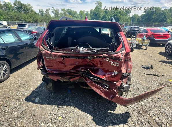 JF2SJAGCXHH468845 2017 SUBARU FORESTER Red უკანა ხედი