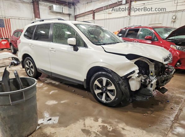 JF2SJAGCXJH486932 2018 SUBARU FORESTER White Передня права чверть