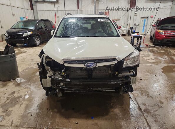 JF2SJAGCXJH486932 2018 SUBARU FORESTER White Вид спереду
