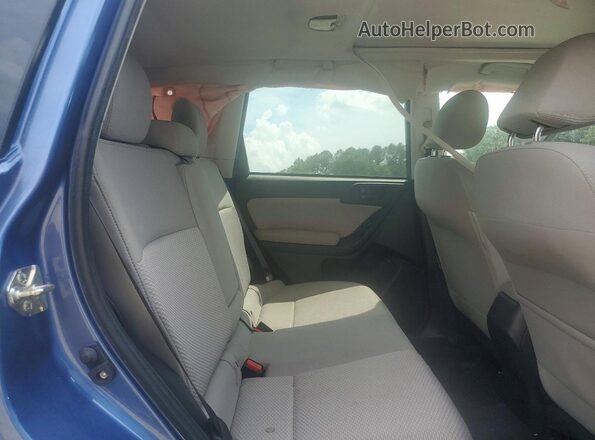JF2SJAGCXJH611265 2018 SUBARU FORESTER Blue Widok tylnych siedzeń