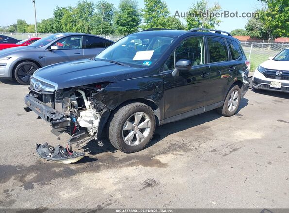 JF2SJAHC0GH540343 2016 SUBARU FORESTER Black Vista tres cuartos delantera izquierda