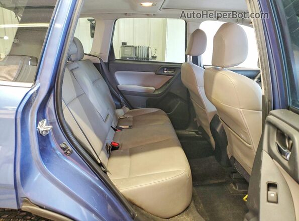 JF2SJAHC2GH427493 2016 SUBARU FORESTER Blue უკანა სალონის ხედი