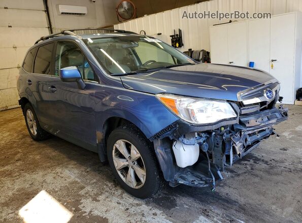 JF2SJAHC2GH427493 2016 SUBARU FORESTER Blue წინა მარჯვენა