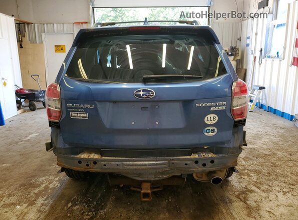 JF2SJAHC2GH427493 2016 SUBARU FORESTER Blue უკანა ხედი