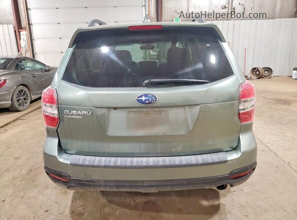 JF2SJAHC2GH553529 2016 SUBARU FORESTER Green უკანა ხედი