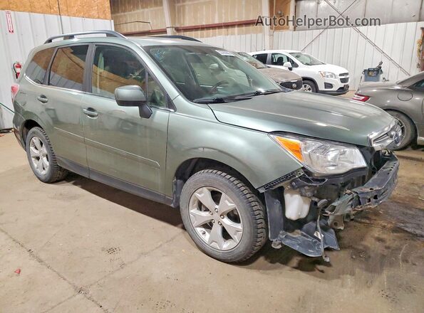 JF2SJAHC2GH553529 2016 SUBARU FORESTER Green წინა მარჯვენა