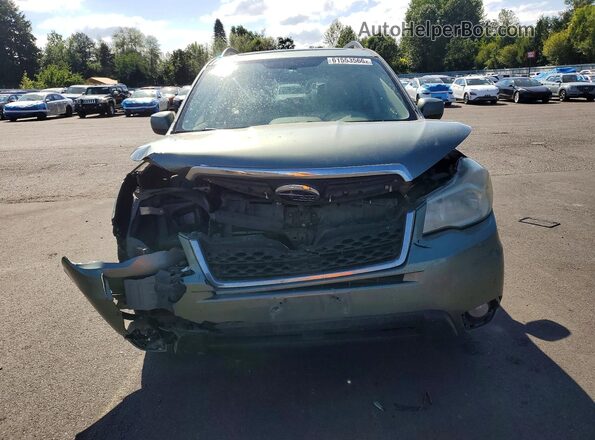 JF2SJAHC2GH560867 2016 SUBARU FORESTER Зеленый Вид спереди