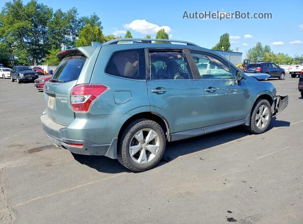 JF2SJAHC2GH560867 2016 SUBARU FORESTER Зеленый Задняя правая четверть