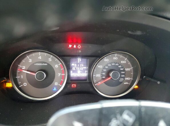 JF2SJAHC8GH471305 2016 SUBARU FORESTER Серый Вид щитка приборов