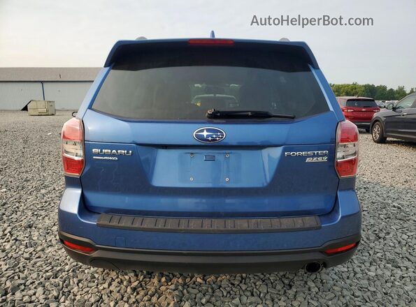 JF2SJAHC9GH413896 2016 SUBARU FORESTER Blue Widok z tyłu