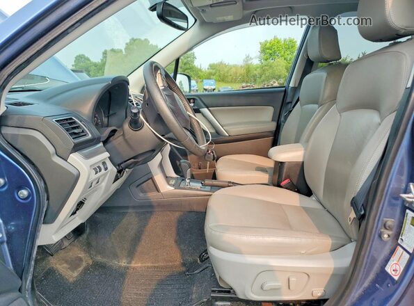 JF2SJAHC9GH413896 2016 SUBARU FORESTER Blue Widok wnętrza z przodu