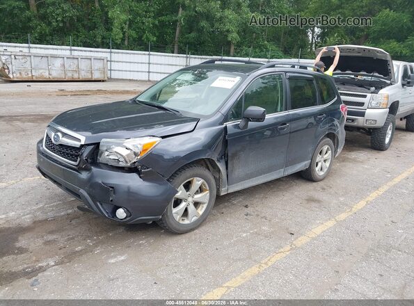 JF2SJAHCXGH415804 2016 SUBARU FORESTER Синий Передняя левая четверть