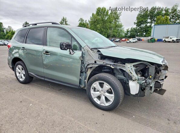 JF2SJAHCXGH497386 2016 SUBARU FORESTER Green Առջևի աջ