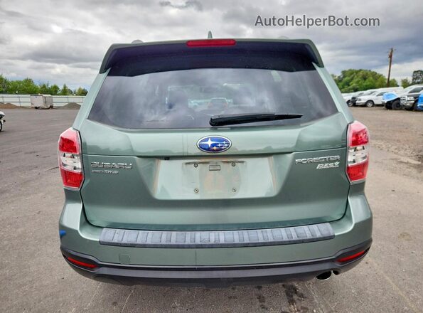 JF2SJAHCXGH497386 2016 SUBARU FORESTER Green Հետևի տեսք